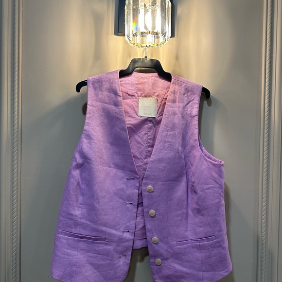 New Mango linen vest - Picture 2 of 3